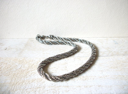 Retro Silver Toned Necklace 62520