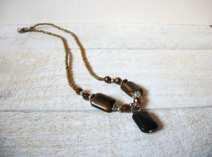 Australian Hematite Tigers Eye Necklace 61120