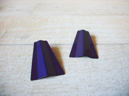 Larger Purple Retro Earrings 61520