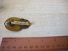 Vintage Distressed Brass Angel Brooch 61620