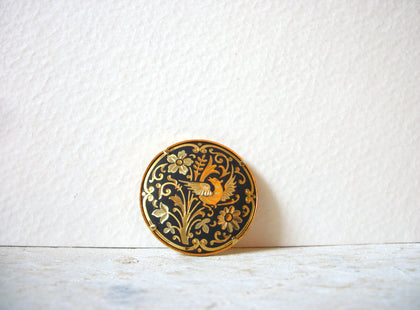 Vintage 1960`s Damask Brooch 61920