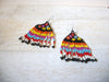 Colorful Native American Glass Earrings 62620
