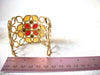 Retro Massive Bejeweled Cuff Bracelet 62220