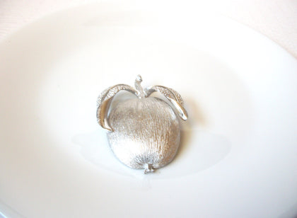 Vintage SARAH COV Larger Silver Toned Fruit Brooch Pin 121320