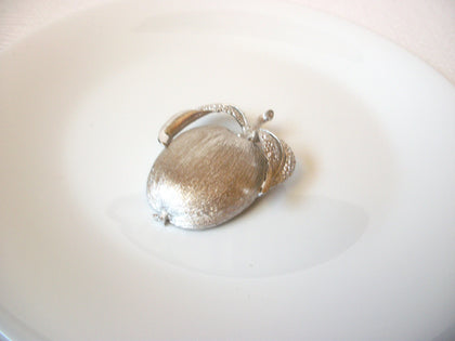 Vintage SARAH COV Larger Silver Toned Fruit Brooch Pin 121320