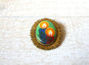 German Limoge Stone Christmas Brooch 61920