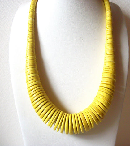 African Yellow Wood Necklace 70120