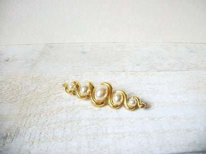 Vintage Faux Pearl Brooch 61720