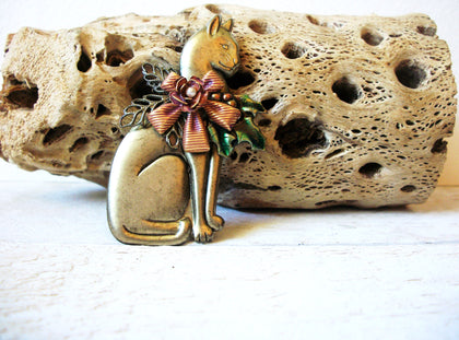 Vintage Cat Brooch 61220