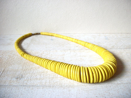 African Yellow Wood Necklace 70120