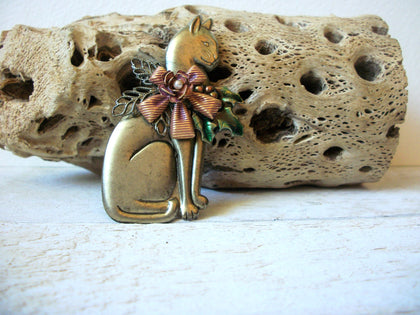 Vintage Cat Brooch 61220