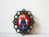 Hand Made German Limoge Angel Brooch 62220