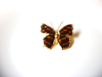 Vintage Tiger Butterfly Insect Brooch Pin 121920