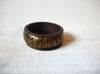 African Wood Brass Bangle Bracelet 70120
