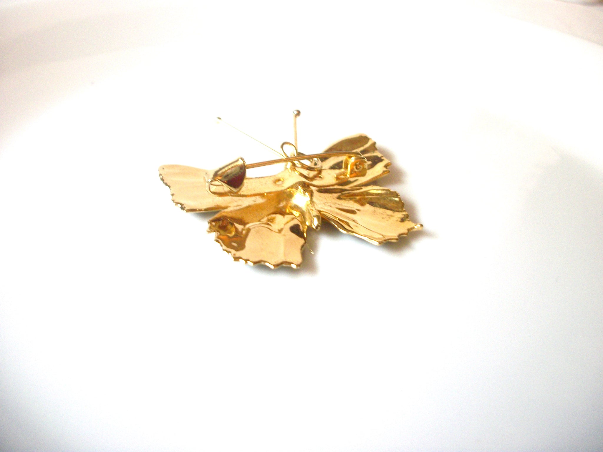 Vintage Tiger Butterfly Insect Brooch Pin 121920