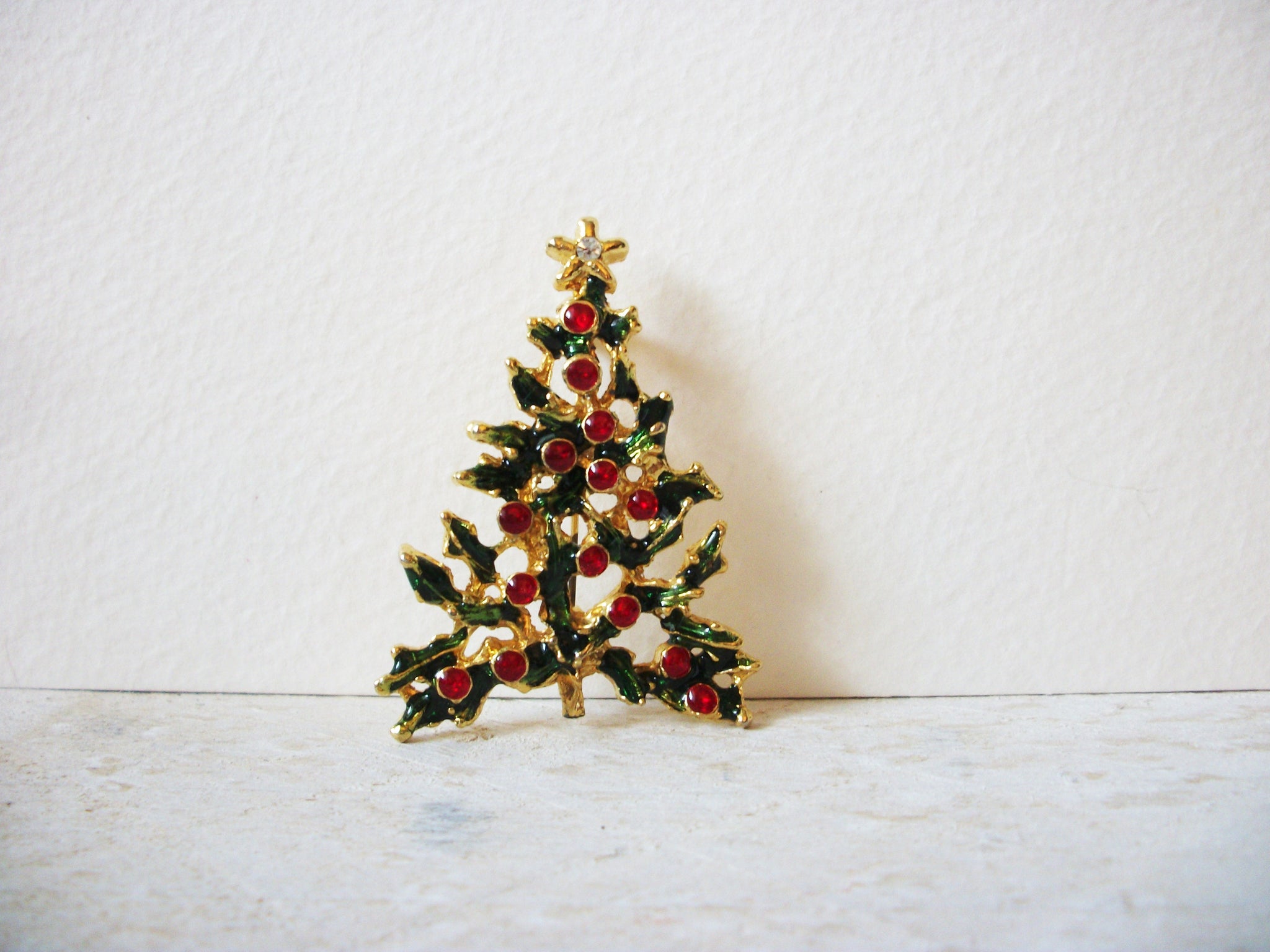 Vintage Christmas Tree Brooch 70220