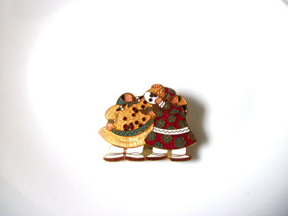 Vintage Barbara Lavallee Native Cloisonne Brooch Pin 122020