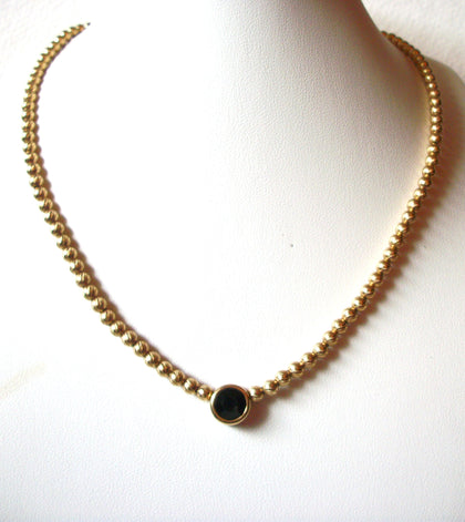 1928 Company Black Gold Necklace 62120