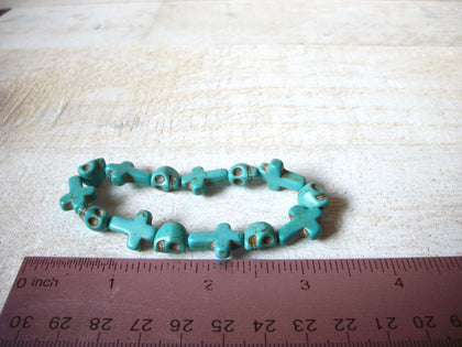Turquoise Skull Heads Bracelet 62220