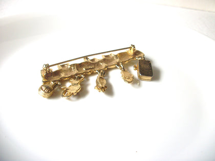 Vintage AJC Stamped Playful Cats Brooch Pin 122020