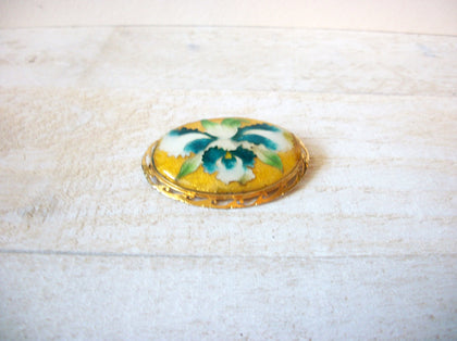 Vintage Iris Flower Brooch 63020