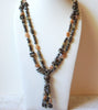 Vintage Lucite Tassel Necklace 63020