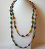 African Paper Beads Necklace 63020