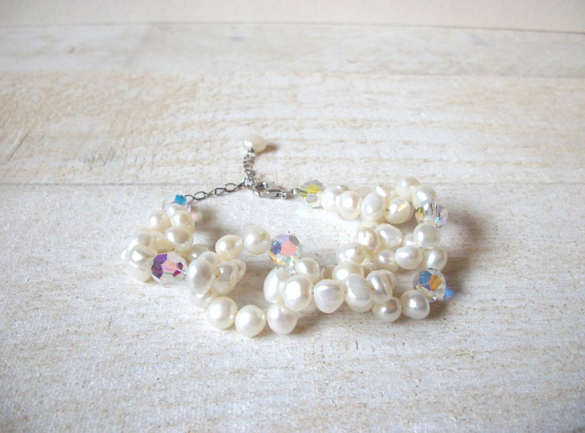 Retro Pearl Crystal Beads Bracelet 70320