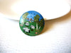Vintage Hand Painted Sheep Pasture Wood Brooch Pin 121920