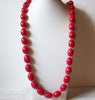 Retro Chunky Red Necklace 70320