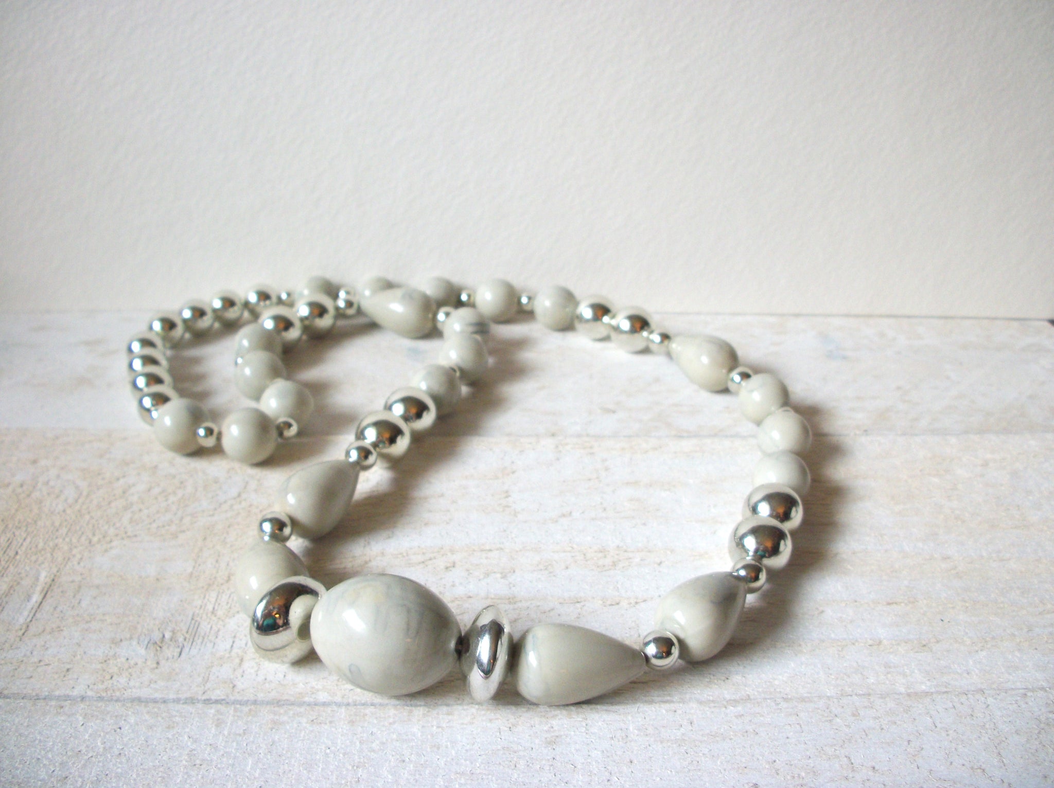 Retro Faux Pearl Necklace 70420