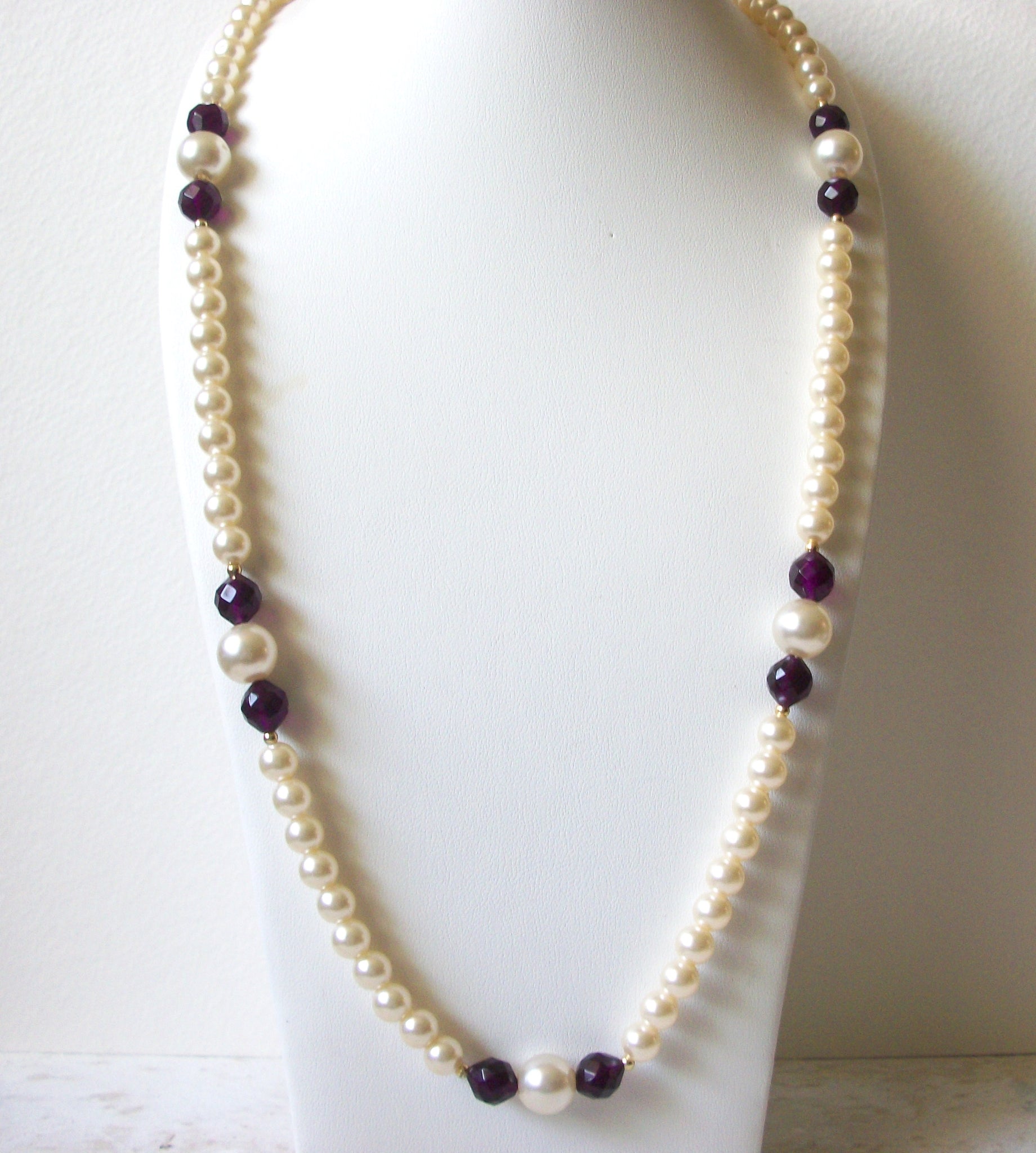 Retro Faux Pearl Necklace 70420