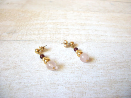 Vintage Rose Quartz Earrings 70520