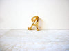 Vintage Gold Toned Initial A Brooch 70520