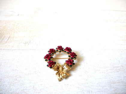 Vintage 1980s AVON Red Rose Brooch 70520