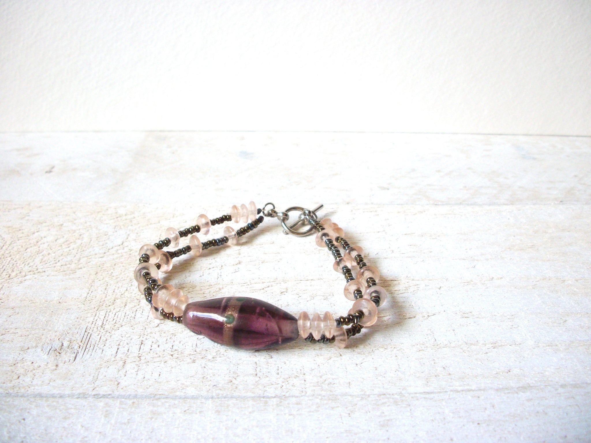 Hand Made Foil Glass Quartz Bracelet 70520