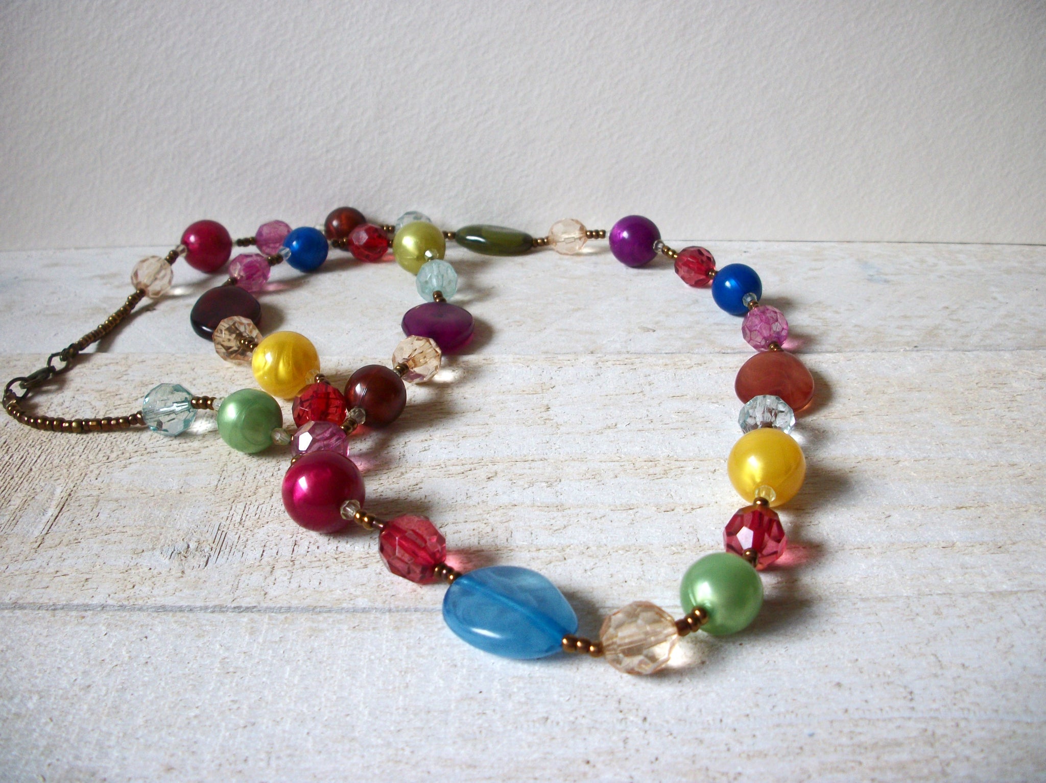 Retro 1970s Colorful Necklace 70620