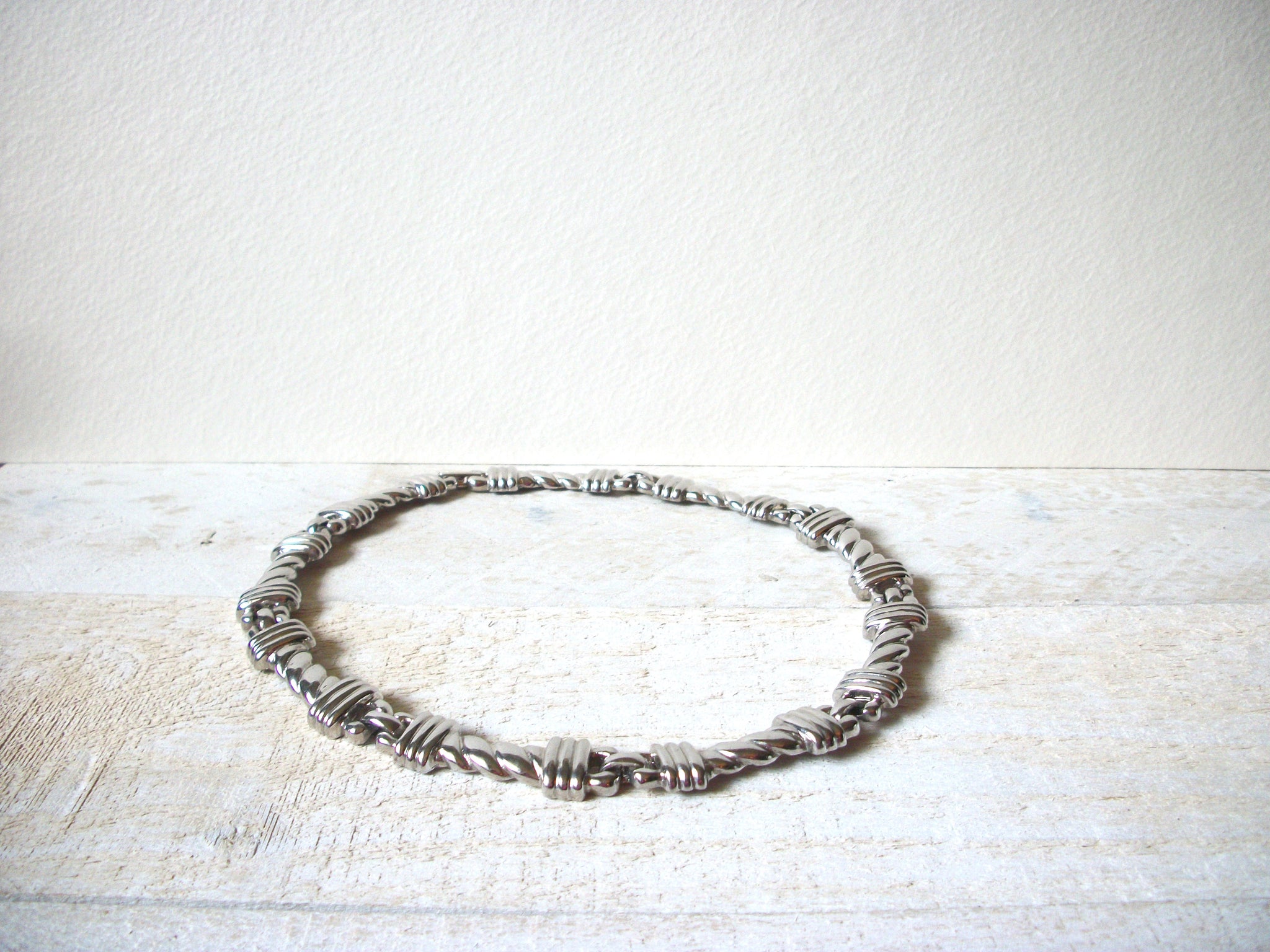 Retro Silver Collar Necklace 70620