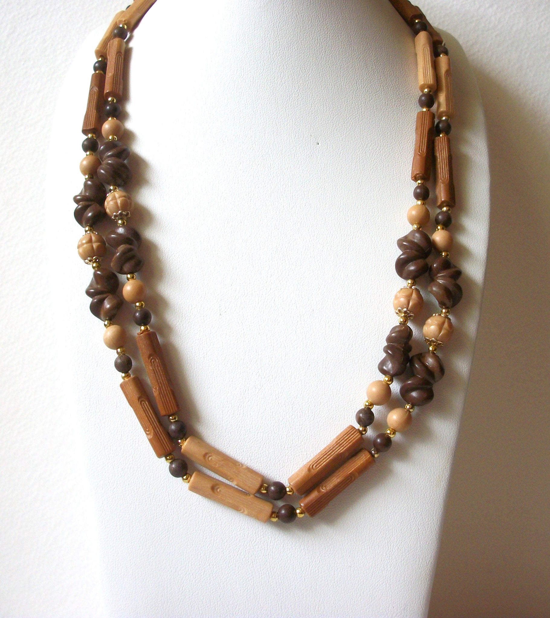 BOHO Bohemian Organic Wood Necklace 70620