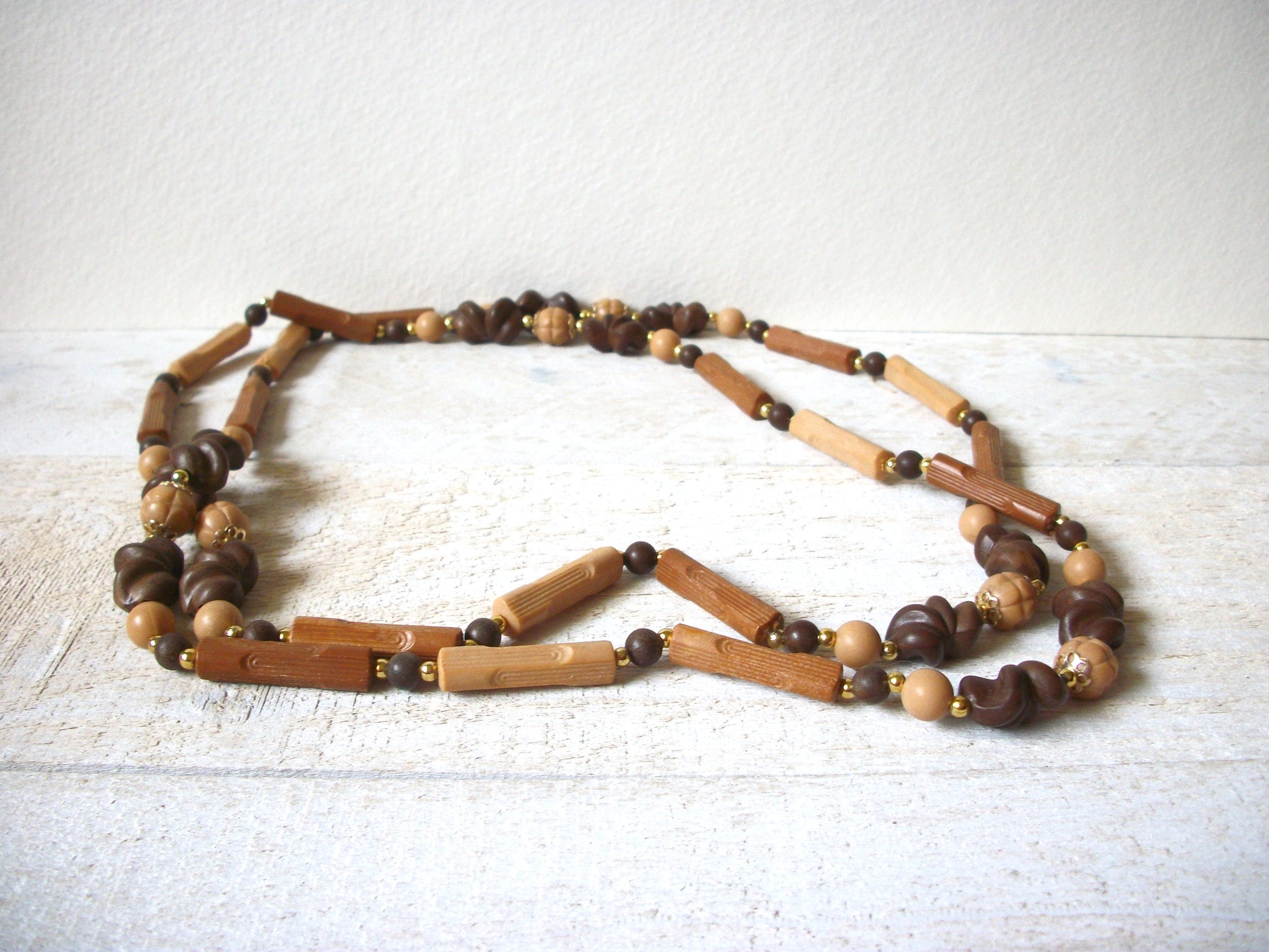 BOHO Bohemian Organic Wood Necklace 70620