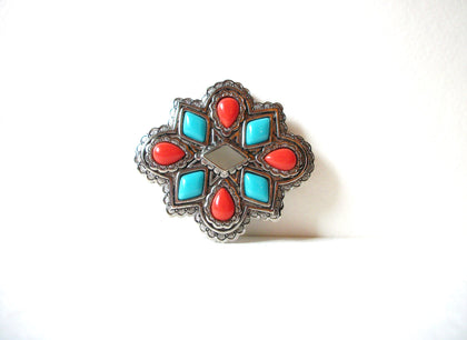 Vintage Southwestern Brooch Pendant 71218T