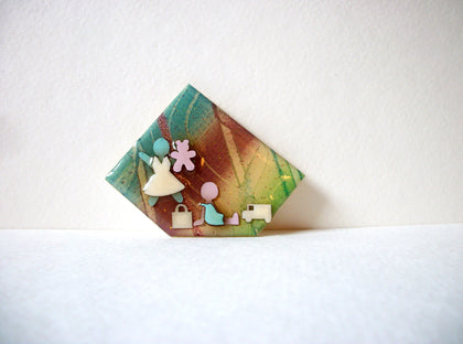 Vintage Designer LUCINDA Little People Pin 71218T