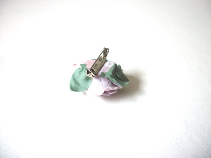 Vintage Hand Painted Porcelain Flower Brooch Pin 71218T