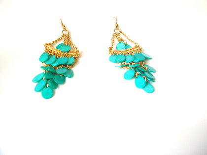 Bohemian Chandelier Shell Earrings 71218T