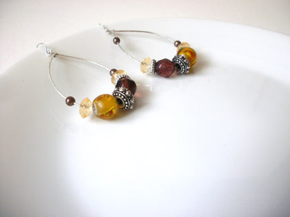 Vintage Czech Glass Earrings 71218T