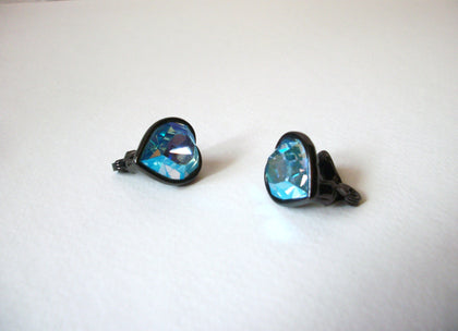 YVES Saint Laurent Earrings, Iridescent Crystals Clip On Earrings 71218T