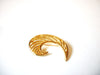 Vintage Modernist Gold Tone Feather Pin 71218T