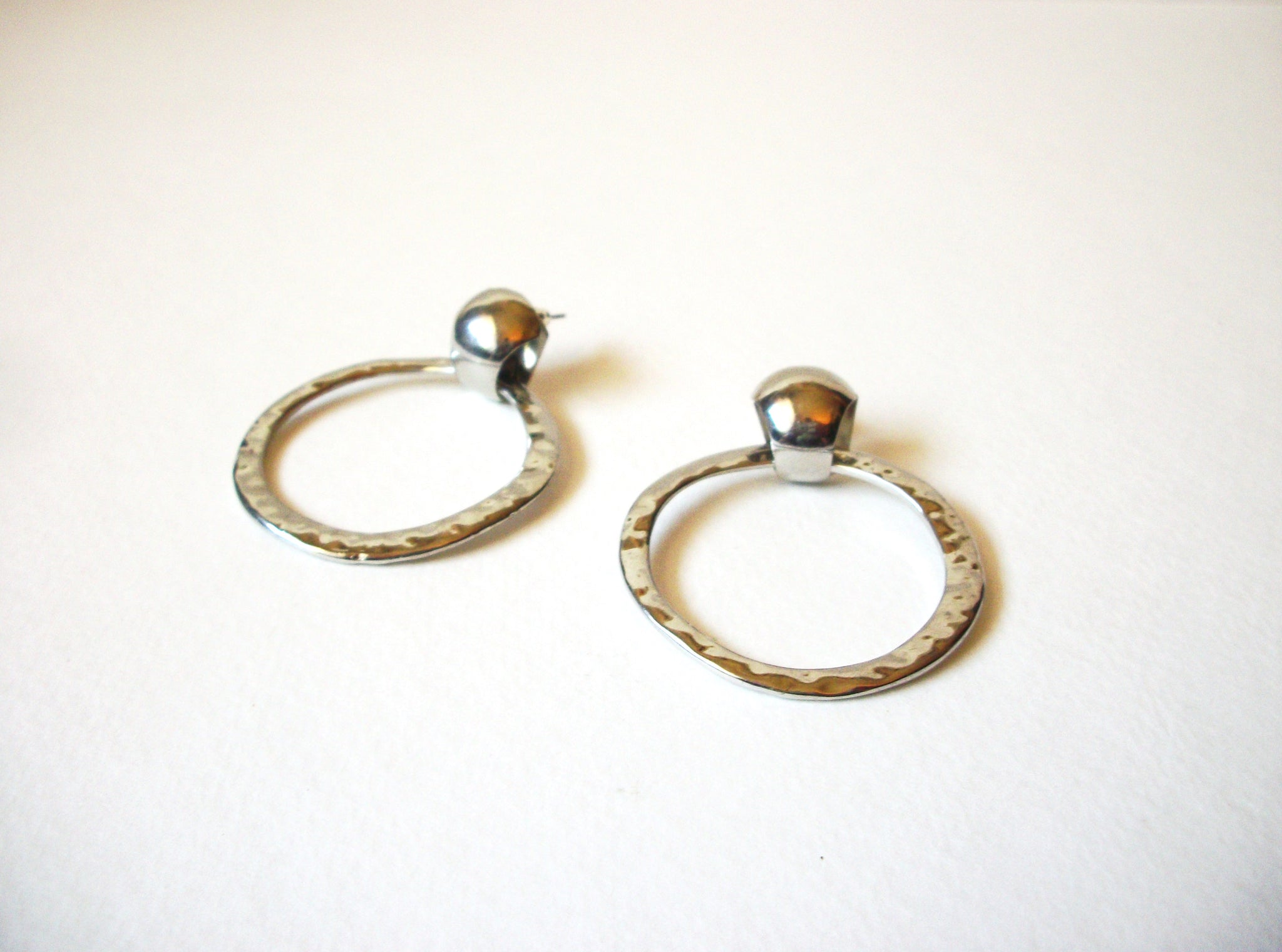 Retro 1970s Doorknocker Earrings 70720