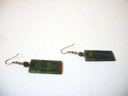 Ethnic African Vintage Bone Earrings 70720