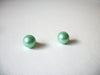 Small Vintage Mint Green Stud Earrings 70720